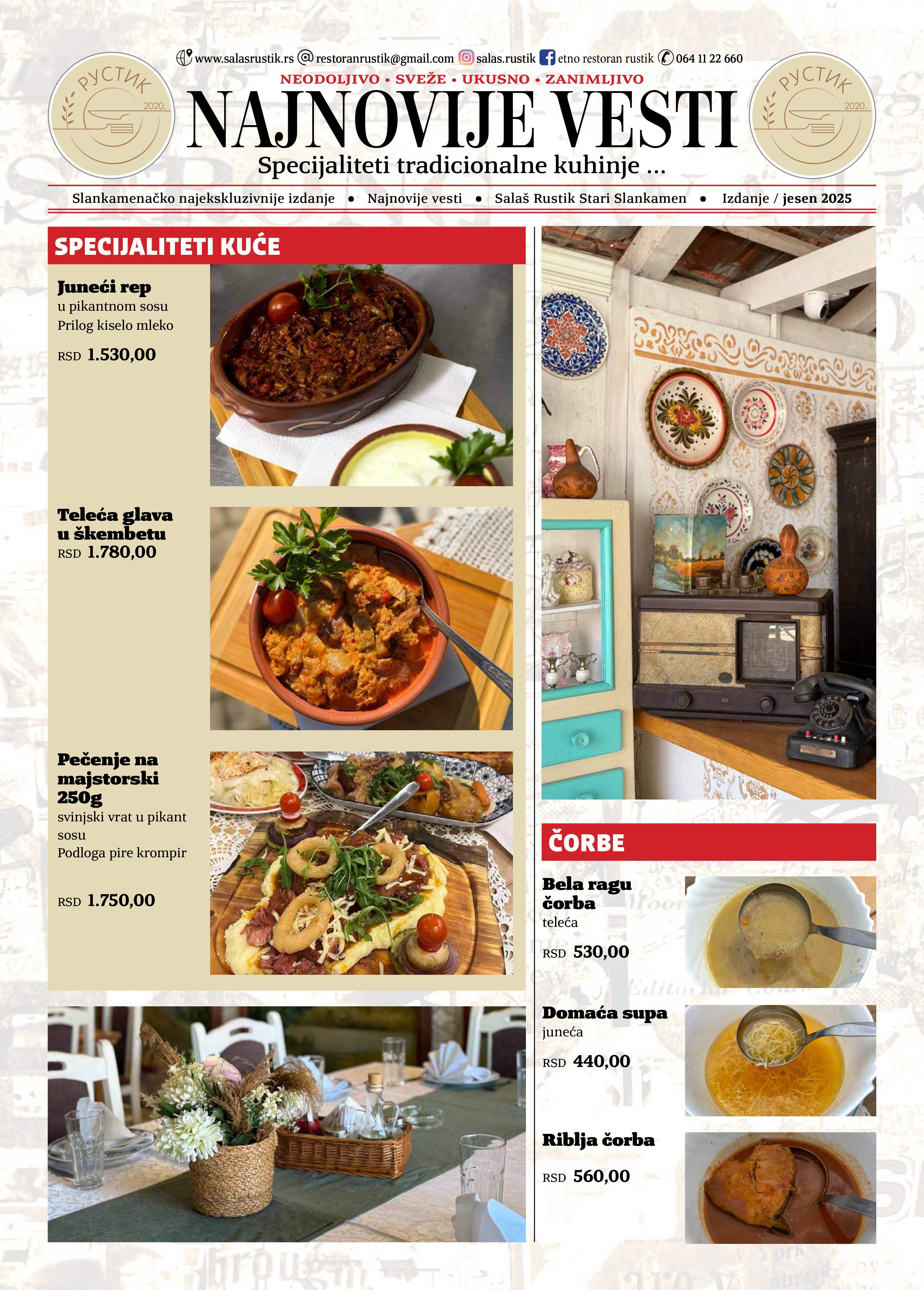 Menu page 2