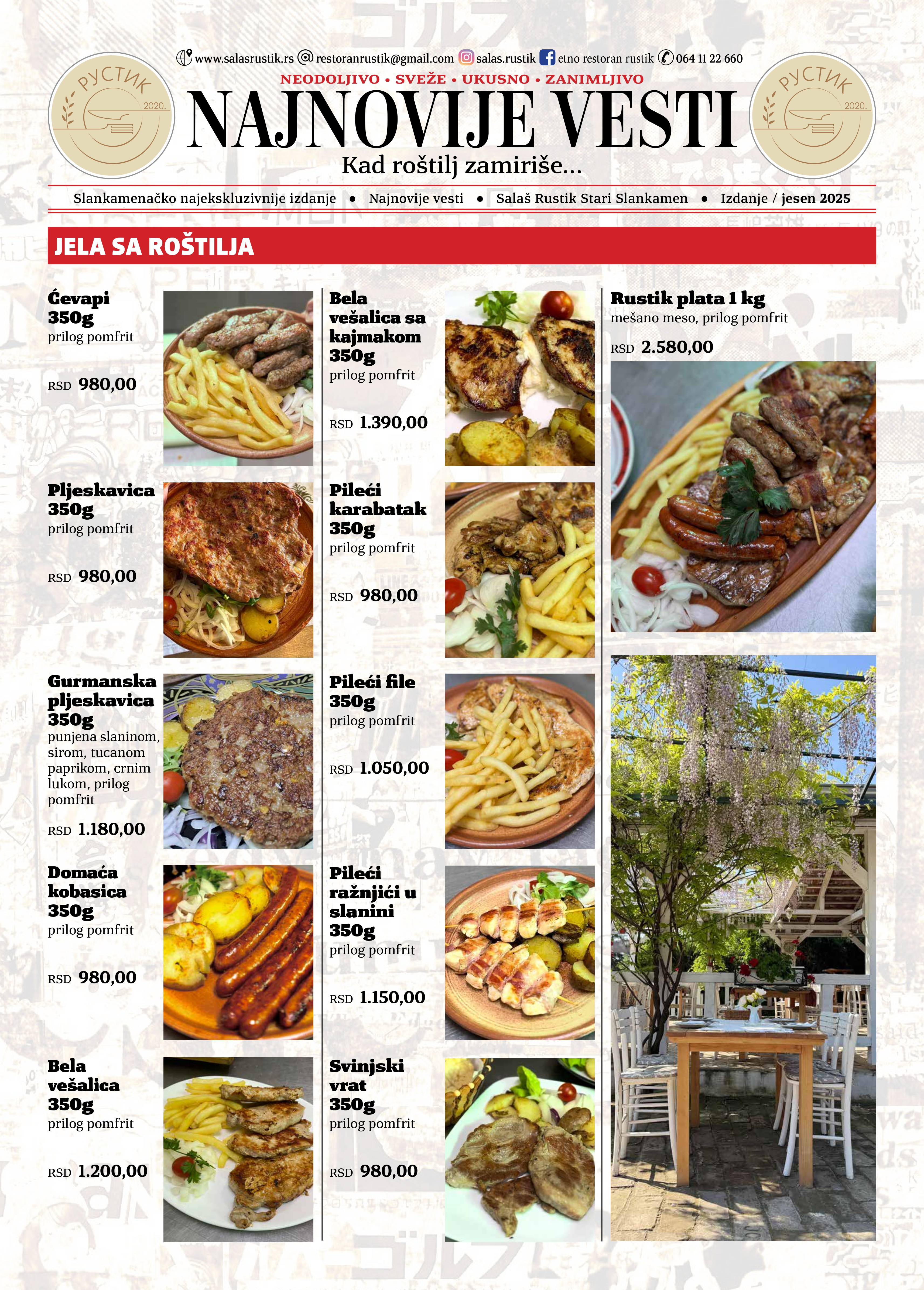 Menu page 5